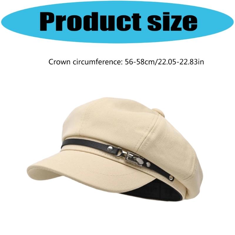 Trendy Beret French Elegant Painter Hat Oversized Fashion Decorative Charm Cabbie Hat for Outdoor Walk