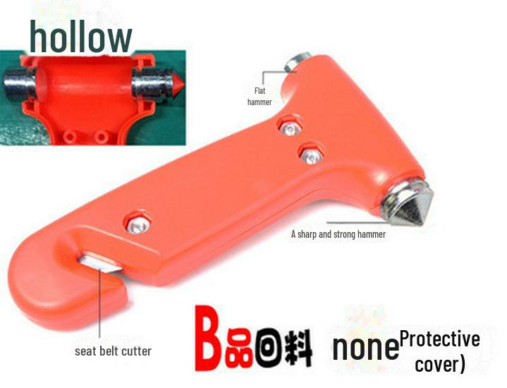 Compact 2-in-1 Car Safety Hammer: Emergency Escape Tool with Window Breaker