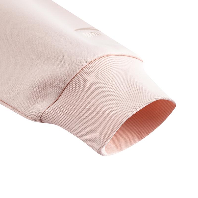 Anta Autumn Campus Versatile Long Sleeve Hoodie Women Hoodies Bell-Pink 962548716-5