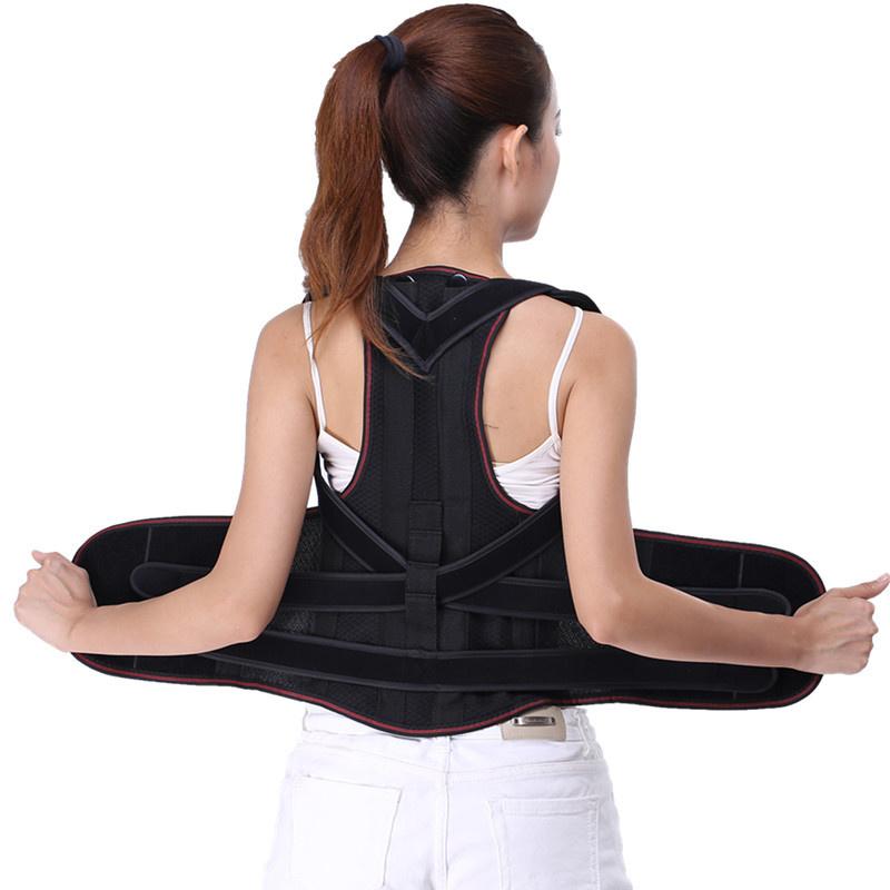 

Adjustable Posture Corrector Belt for Back Shoulder Support Spine Alignment Pain Relief Body Reshaping Brace S