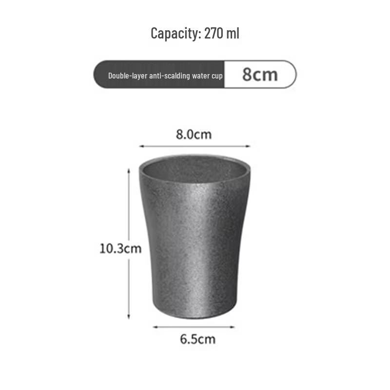 

Retro Stainless Steel Double Wall Tumbler