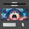 Home Office Non-slip Dirt-resistant Mouse Pad Keyboard Pad High Quality ONE PIECE Mouse Pad Luffy Roronoa Zoro Nami Table Pad