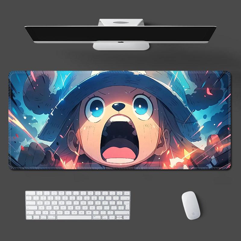 Home Office Non-slip Dirt-resistant Mouse Pad Keyboard Pad High Quality ONE PIECE Mouse Pad Luffy Roronoa Zoro Nami Table Pad