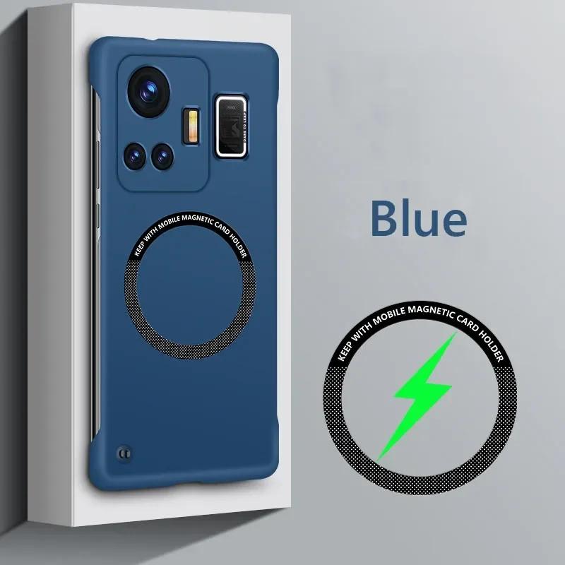 Bezrámečkový magnetický pro Magsafe tenký kryt pro Realme GT Neo 5 Neo5 240W 5G bezdrátové nabíjení tvrdý zadní kryt