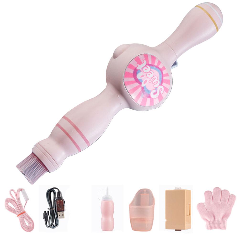 Elastic Smoke Bubble Machine Portable Bubble Maker Automatic Bubble Blower Bubble Wand for Kids Summer Outdoor Party Garden Toys