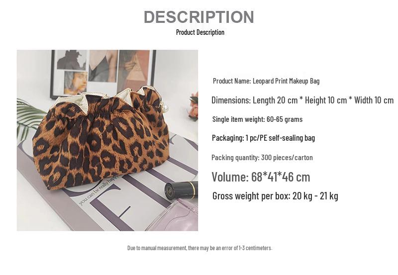 Cherry Corduroy Large Capacity Evening & Travel Clutch Bag
