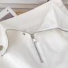 Summer High-Waist Zipper Pleated Bodycon Shorts for Women