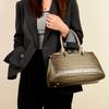 New Big Bag Boston Women'S Bag Europe And The United States Trend Light Luxury Middle-Aged Mother Bag Single Shoulder Crossbody Handbag