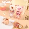 Aesthetic  School Stationery Office Desk Scrapbooking Supplies Transparent Cute Capybara  Double Sided Adhesive Tape Glue Tape