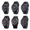 Quartz Analog Men Wrist Watch Silicone Strap Casual Fashion Decoration Gift