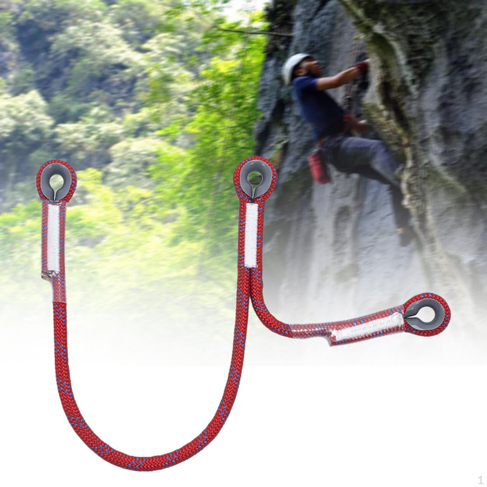 

Climbing Prusik Cord, Practical High Strength Multi-Purpose Pre-Sewn Eye-to-Eye Loop for 100CM