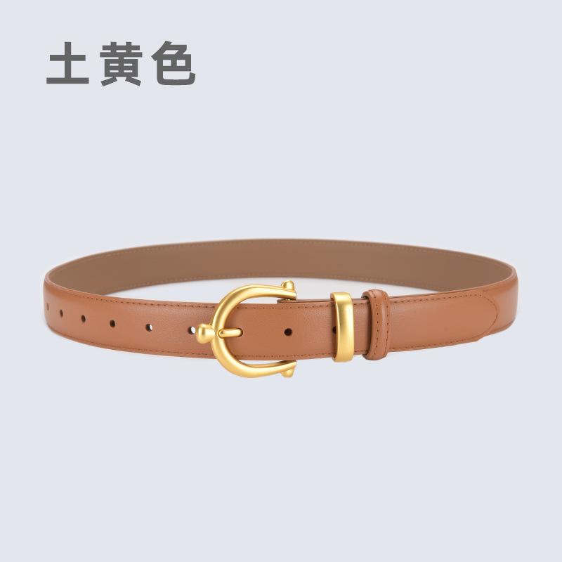 Four Seasons Available New Belt Women'S Jeans Simple And Versatile Belt New Decorative Fashion Student Pants Belt