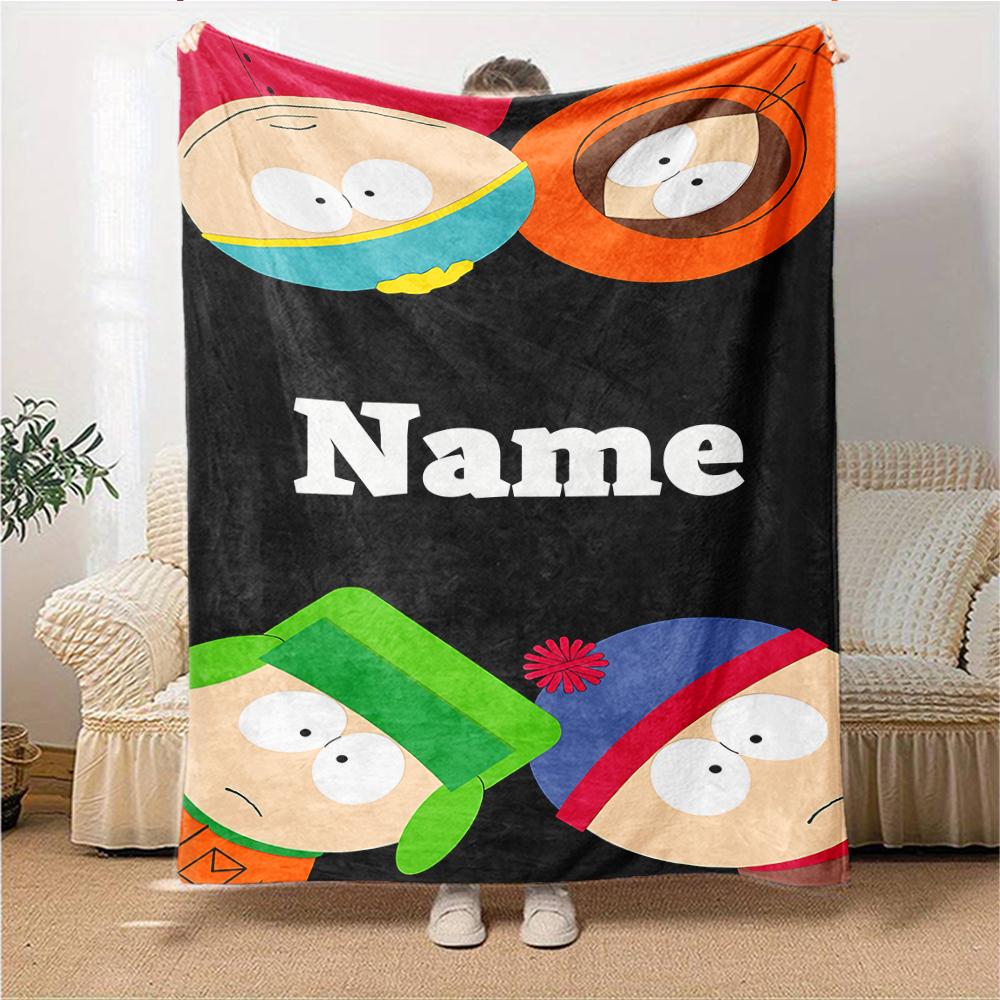 Custom Name "Superhero Friends Adventure" blanket for Couch & Bed, Plush Cozy Fuzzy Blanket Super Soft & Warm Blankets for Fall and Winter. 0908155