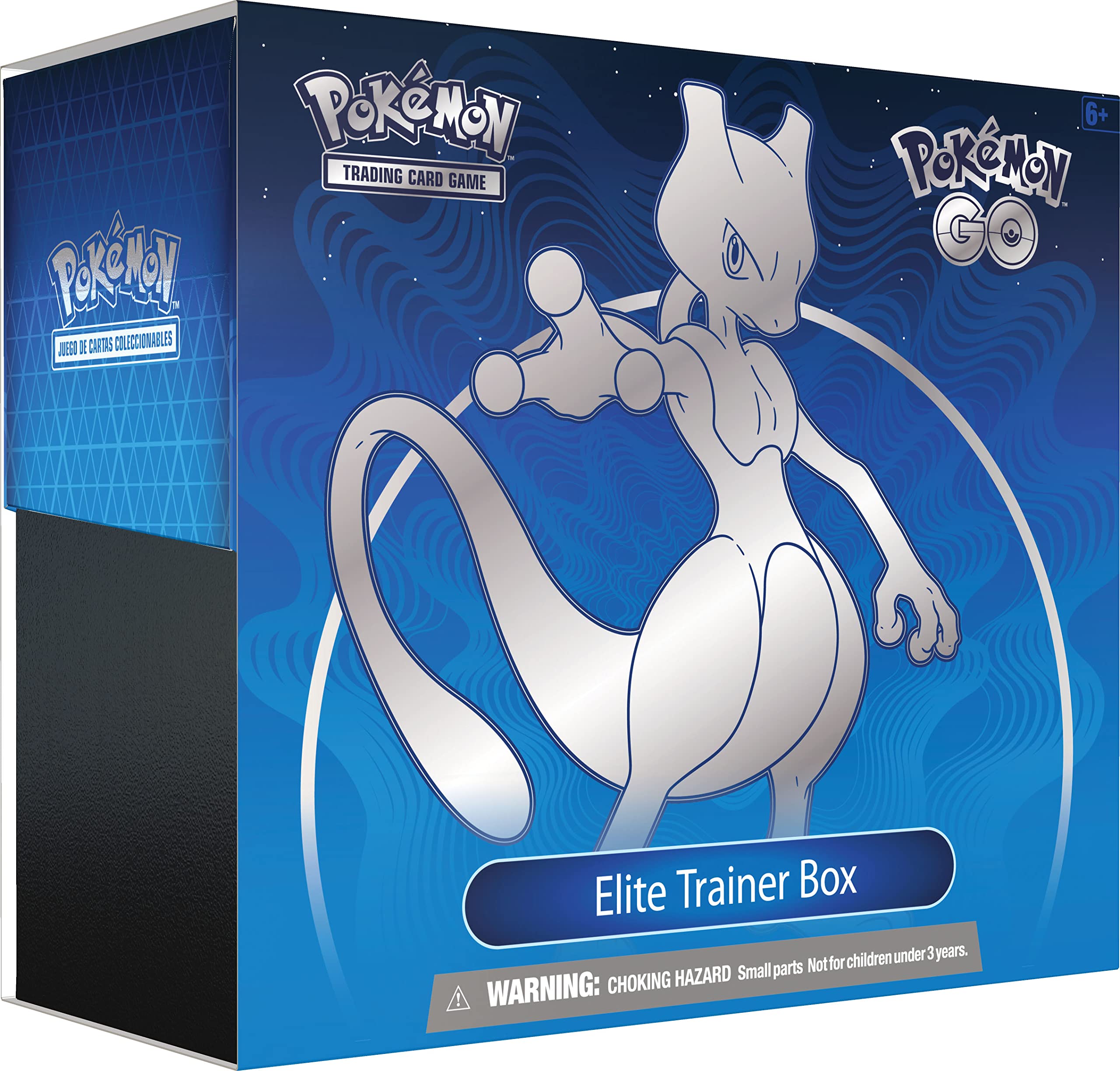 GO Элитная коробка тренера Mewtwo Фольгированная промо-карта Премиум Pokémon TCG Pokémon (10 Бустеров и Аксессуары)