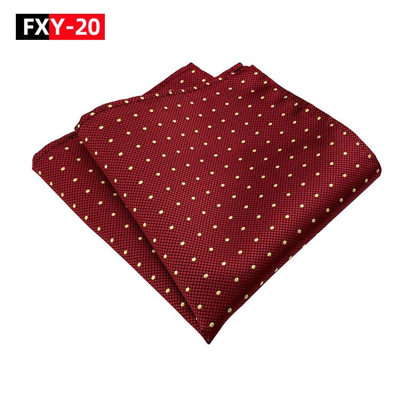 Men's Polka Dot Pocket Square Handkerchief - Stylish Suit Accessory