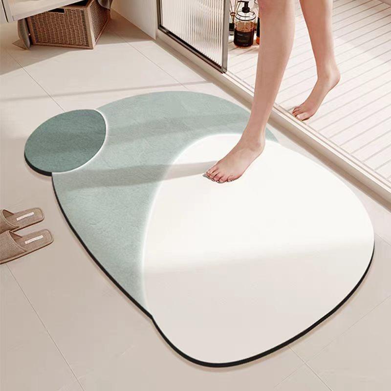 Bathroom absorbent diatom mud toilet doormat toilet toilet floor mat toilet carpet
