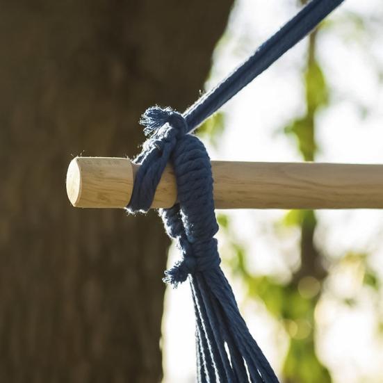 Tragbarer Terrassen-Hängeschaukelstuhl Hängematte für drinnen und draußen