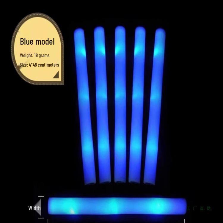 Custom Logo Seven-Color Flashing Foam Glow Stick for Concerts