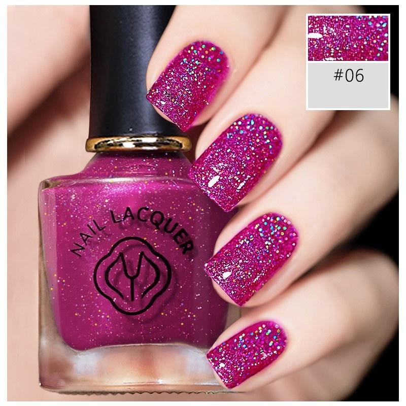 

26 цветов нового лазерного лака для ногтей Net Red Star Diamond Violet Snow Leaf Lotus Light Fish Smoke Rose Gold 06