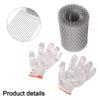 Aluminum Gutter Protection Net Cover for Leaf and Debris Prevention