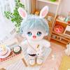 niannyyhouse Doll Clothing Set 20cm Twist Sweater Hat Shorts 3 Pieces Plush Toy Cotton Outfit