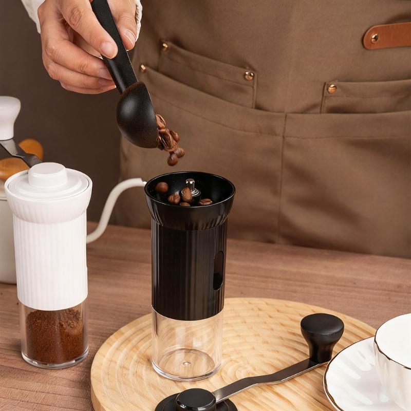 Portable Manual Coffee Grinders Compact Designs Nonrust Steel Burr Adjustable Coarseness For Travels Camping Office Use