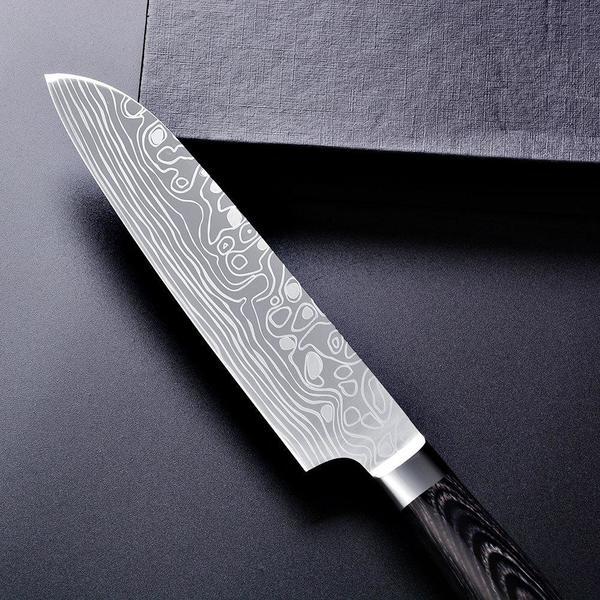 Stanless Steel Santoku Knife Chef Knife Vegetable Fruit Knife Peeling Knife Kitchen Knives Cooking Tool