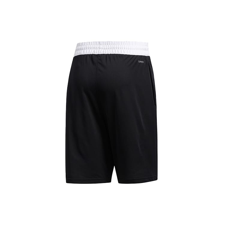 adidas Basketball Shorts Men's Black Moderate Straight Fit Pants DX6656