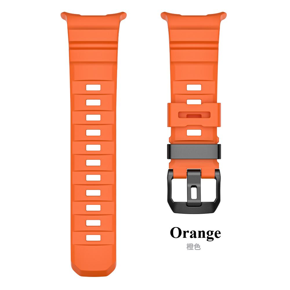 Soft Rubber Band For Samsung Galaxy Watch 8 Classic 46mm Strap Man Sport Bracelet for Samsung Galaxy Ultra 47mm Curved End Watch 8 44mm 40mm Wristband