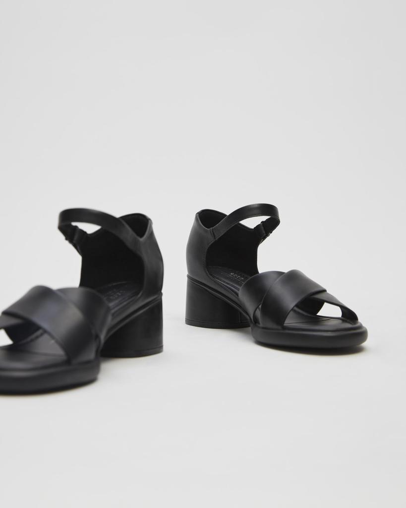 ECCO Sculpted Heel Sandals, LX, Size 35, Women's, Black, 24.5 Cm, 3E