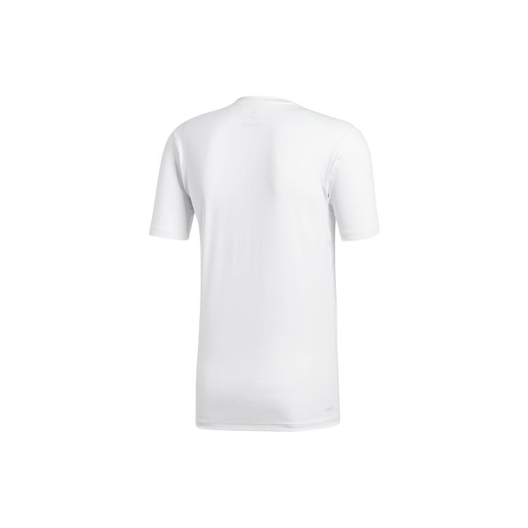adidas T Shirts Men's White Crew Neck Moderate Other CX0212