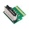 Cablecc PCI-E Slimline SAS 4.0 SFF-8654 8i 74pin To SFF-8654 74pin Male-to-Female Extender Adapter with Angled Test Tool
