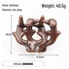 Zinc Alloy Kongming Puzzle Lock: Disentanglement Ring Educational Toy