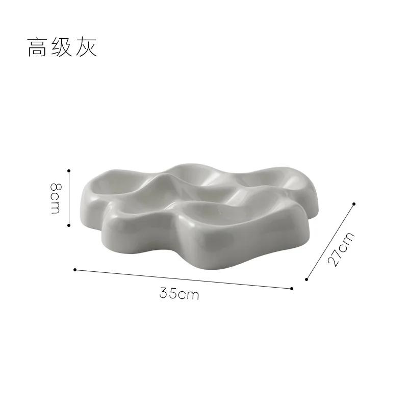 Irregular Glacier Pallet Desktop Storage Box Jewelry Cosmetics Debris Aromatherapy Organizing Nordic Storage Storage Pallet