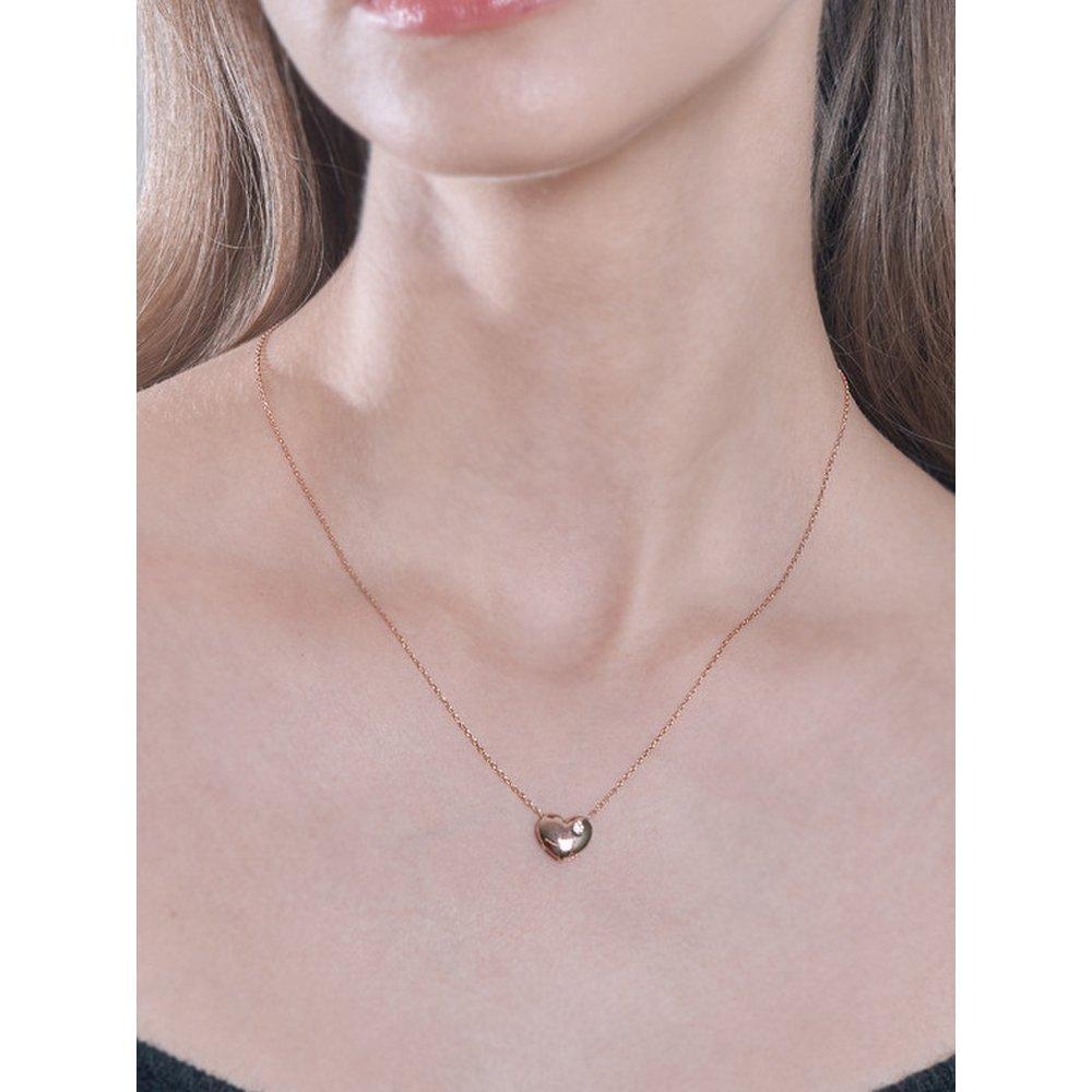 Heart Cubic Point Necklace Elbrnn180
