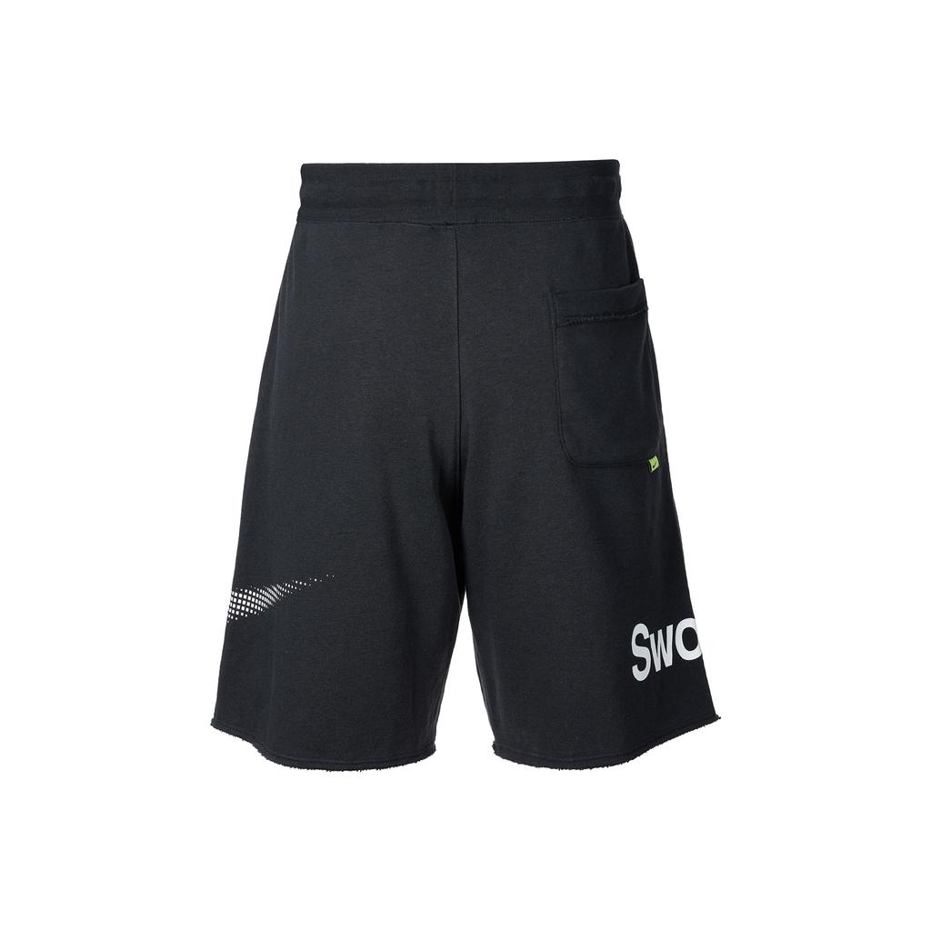 Nike Casual Sport Shorts With Large Logo Print Men Bottoms Black DX6310-010