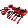 11PCS/Set Baby Kid Play Kitchen Utensils House Toy Cooking Pots Pans Food Dishes Cookware