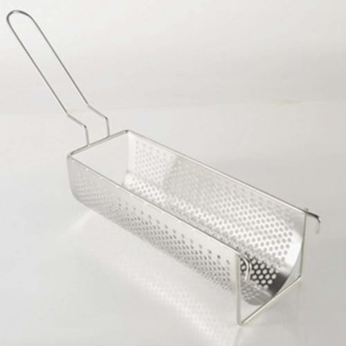 Jesnoe Stainless Steel French Fry Basket, Long Fries Potato Chip Container, Perfect for French Fries, Potato Chip Squeezer, Kitchen Tool