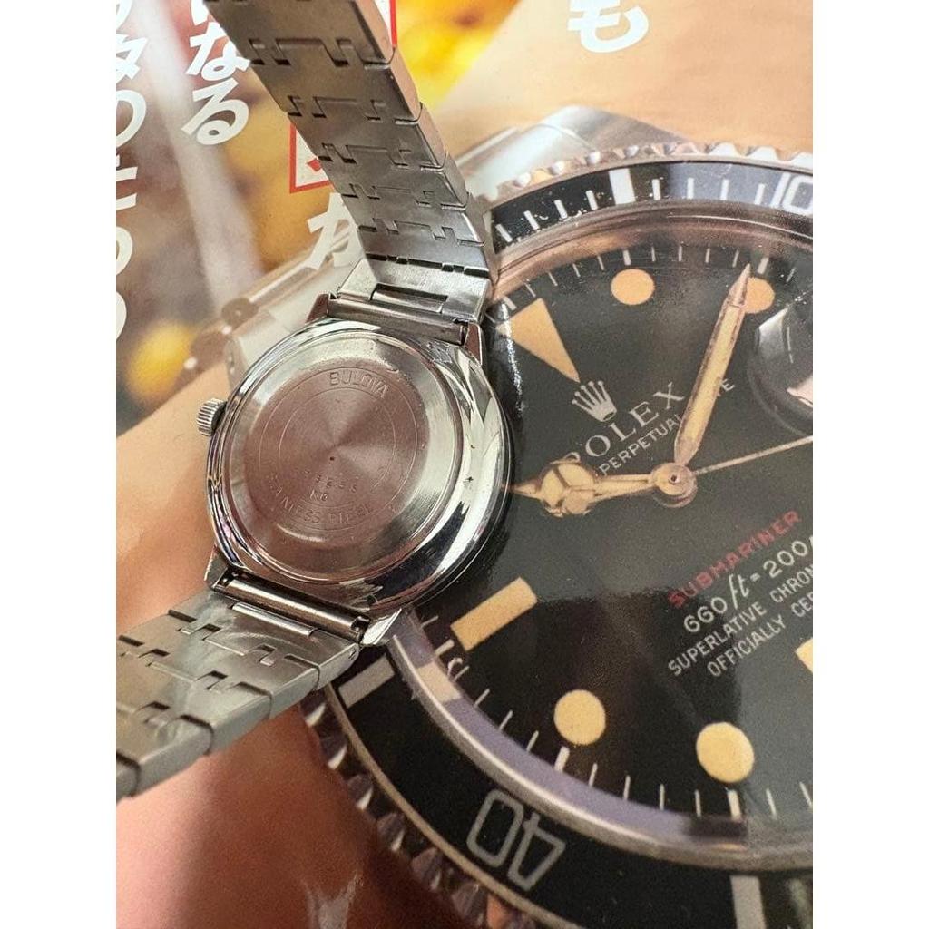 Used Watch Bulova automatic winding vintage junk