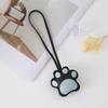 Cute Leather Cat Paw Keychain Ornament