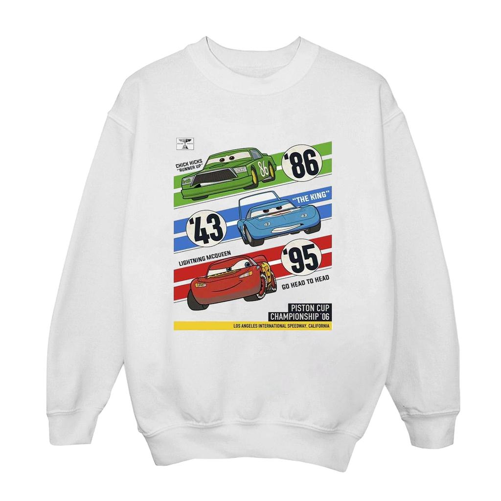 Disney Mens Cars Piston Cup Champions Sweatshirt