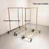 Outdoor Stainless Steel Telescopic Folding Display Stand for Clothing Store and Mall Exhibitions