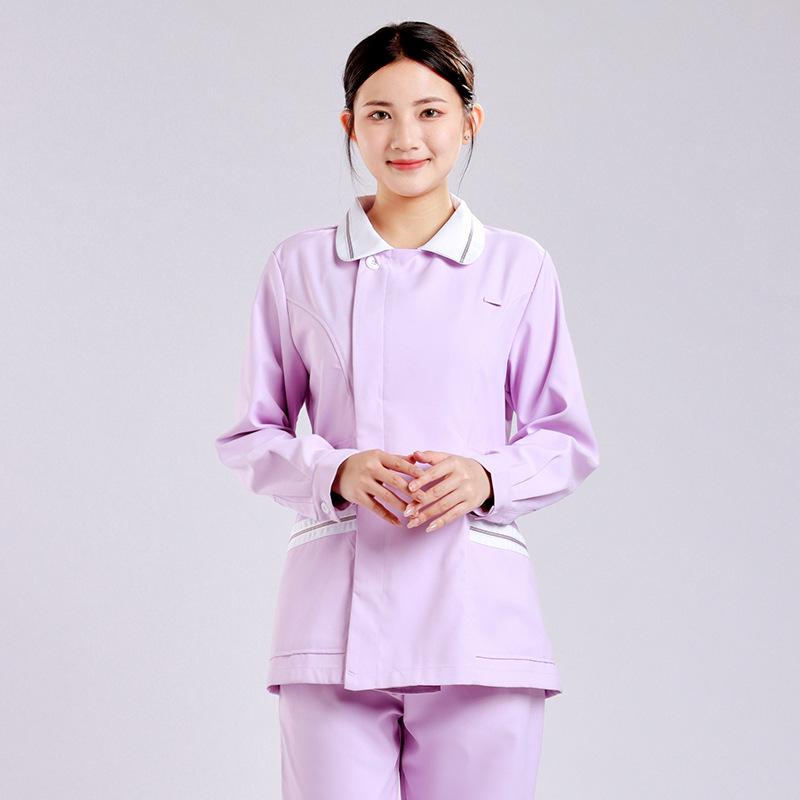 Nurse & Dental Workwear Set: Long/Short Sleeve for Maternal, Infant, Pediatric Care