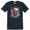 Ichigo Kurosaki T Shirt Hollow Skull Energy Anime Art Graphic Tee Gift Anime