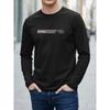 2026 Nouveau T-shirt Homme Manches Longues Impression d'Oiseaux 3D Coupe Ample Décontractée Col Rond Confortable Sportif Décontracté et Élégant Haut