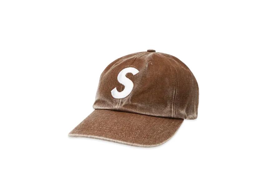 785726 Supreme Pigment Coated S Logo 6-Panel Brown One-Size