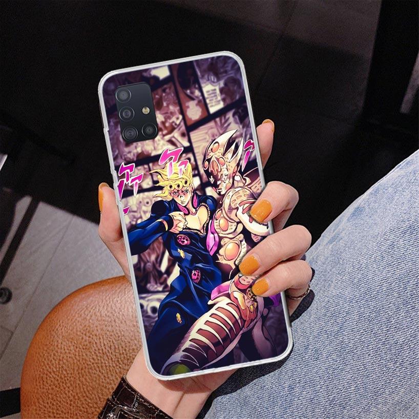 JoJo's Bizarre Adventure Golden Wind Phone Case For Samsung Galaxy A52 A32 A22 A12 A51 A31 A50S A30S A20S A10S Note 20 Ultra 10