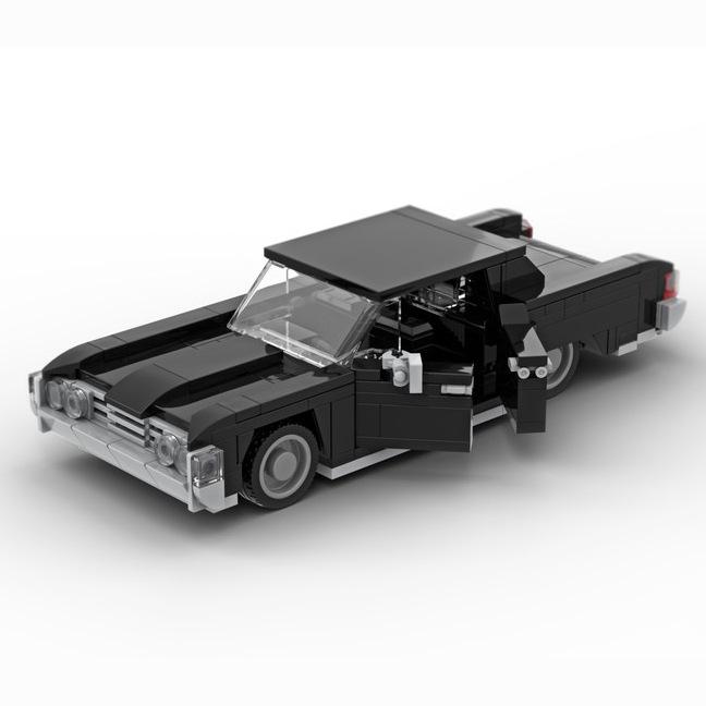 

MOC Матрица из мелких деталей Модель строительного блока автомобиля Совместима с Lego