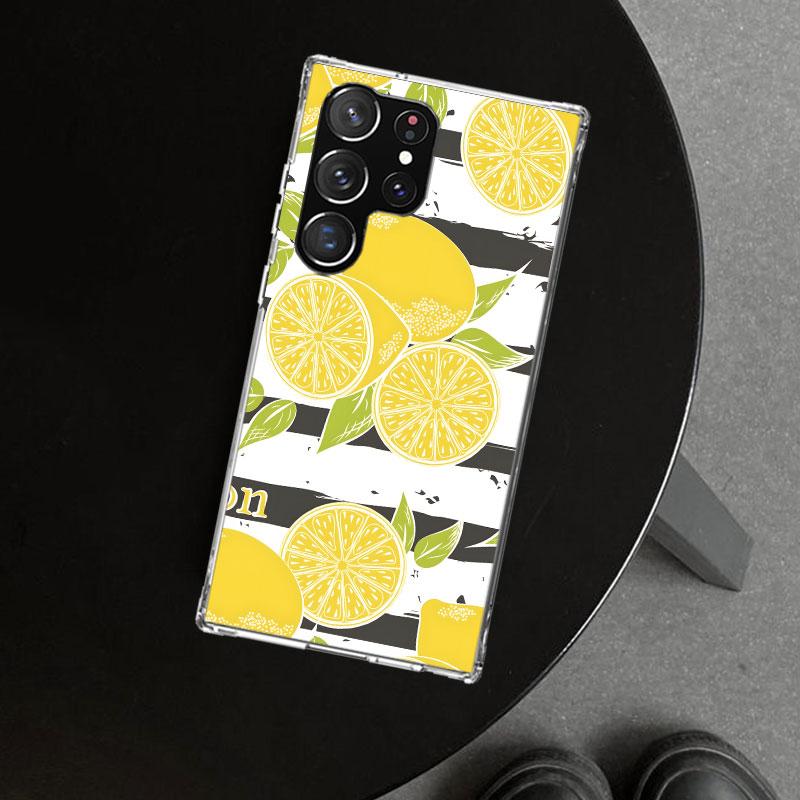Citrus Limon Linnaeus Phone Case Cover for Samsung Galaxy S26 S25 Edge S24 S23 Ultra S22 Plus S21 FE S20 + Art Customized Fundas