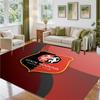 Stade Rennais FC Design Crystal Velvet Rug Soft Decorative Mat for Bedroom Entrance